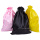 Customize Logo Silk Drawstring Pouch Satin Wig Bags